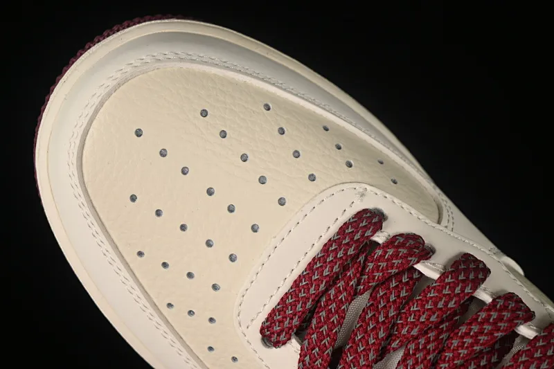 All categories Nk Air Force 1 Air Force series Nk Air Force 1 Mid Air Force mid-top Nk Air Force 1'07 Mid beige red hook Starry Air Force One mid-top casual sneakers SH0235-533